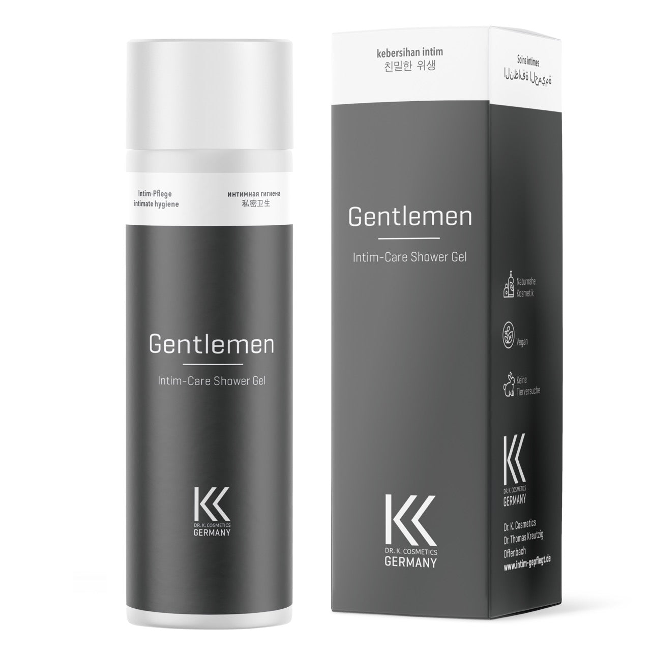 Intimpflege Set für den Mann (1x Intim-Care Shower Gel & 1x Intim-Care Cream)