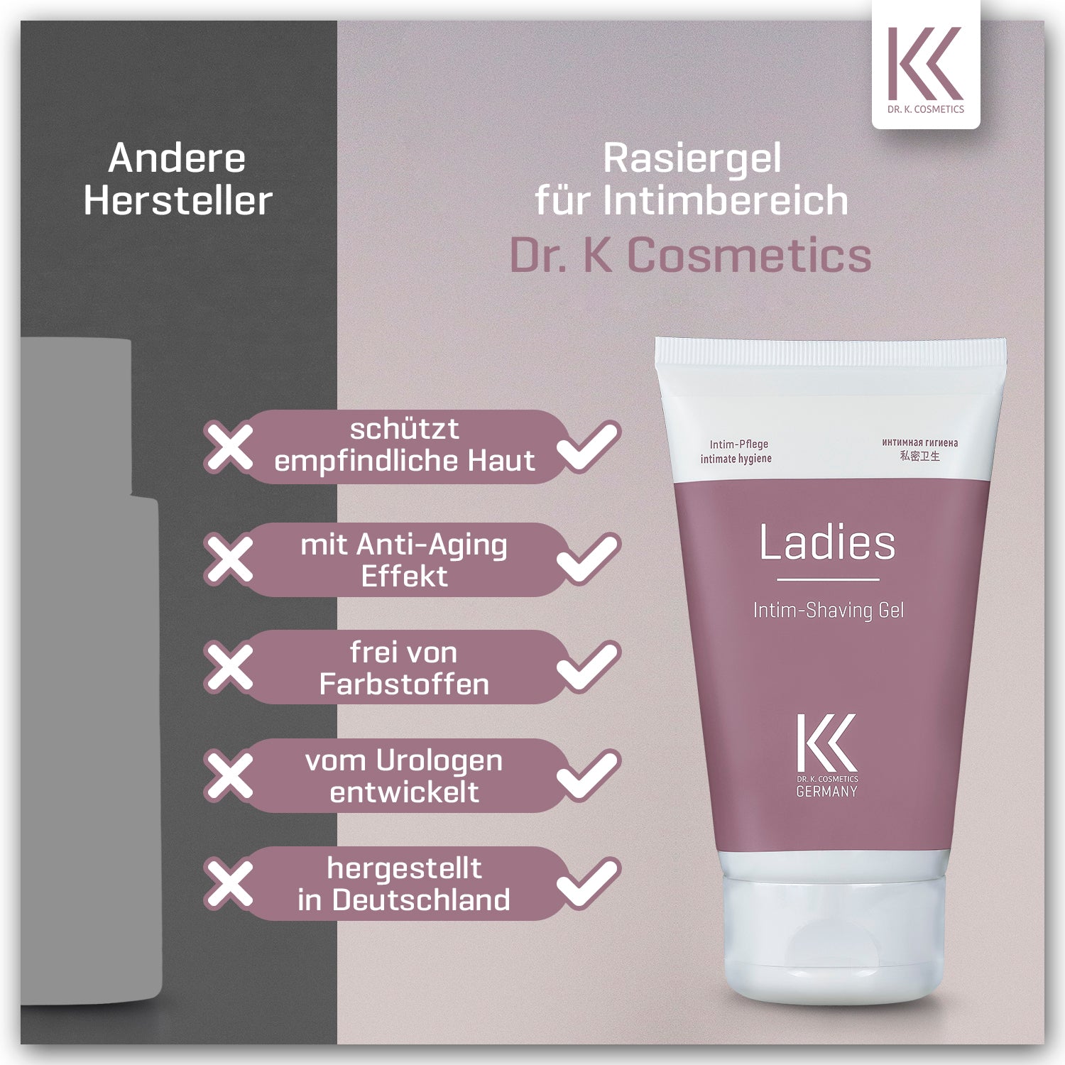Ladies Intim-Shaving Gel | Intimpflege 150 ml