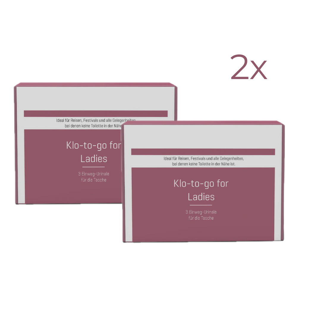 Klo-to-go for Ladies | Taschen WC für Damen 3 Stück