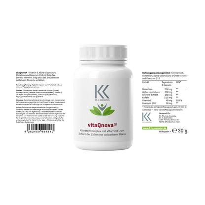 vitaQnova® - Antioxidantien Komplex 60 Kapseln